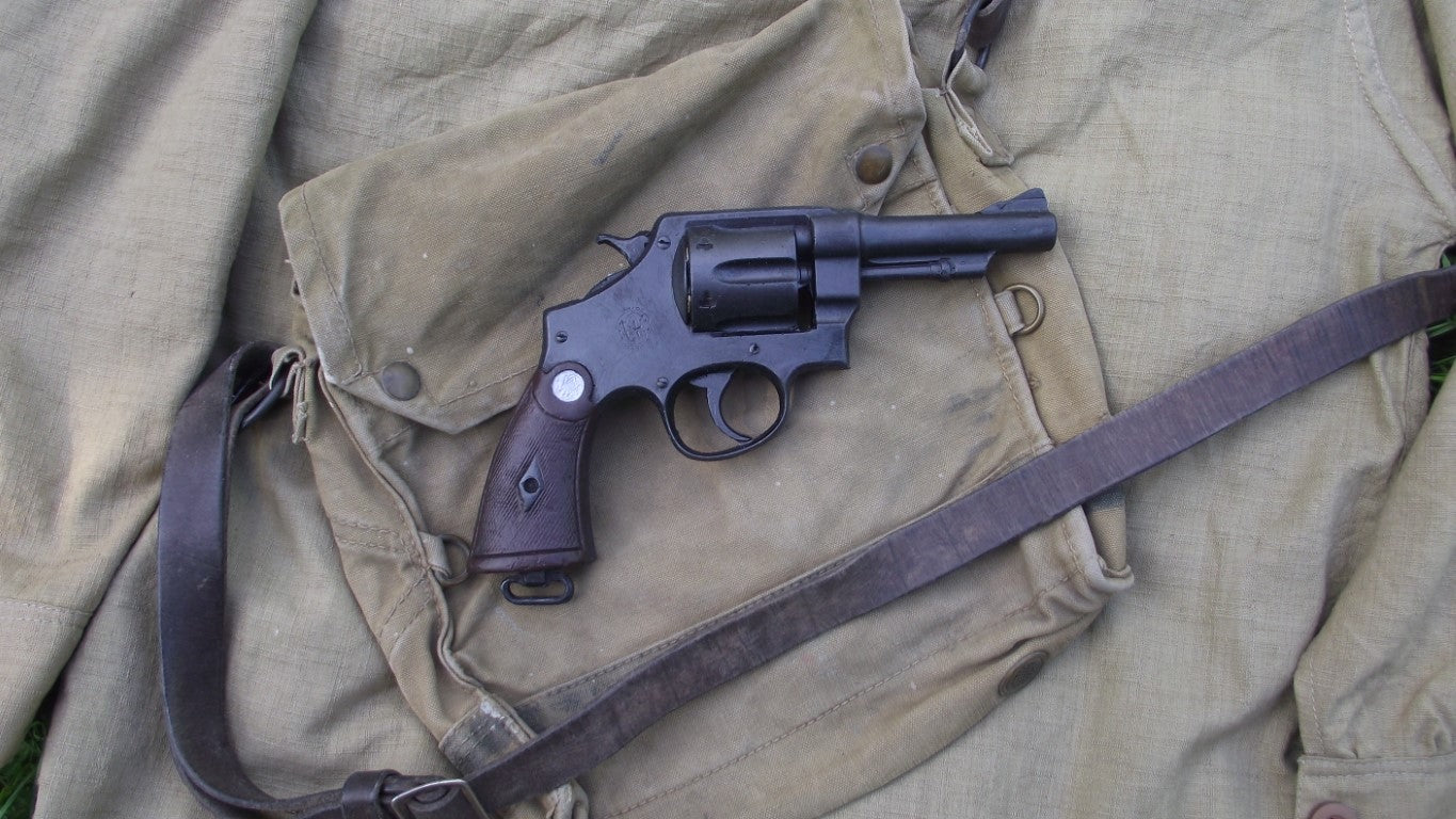 Short 4in M1917 S&W Rubber Prop