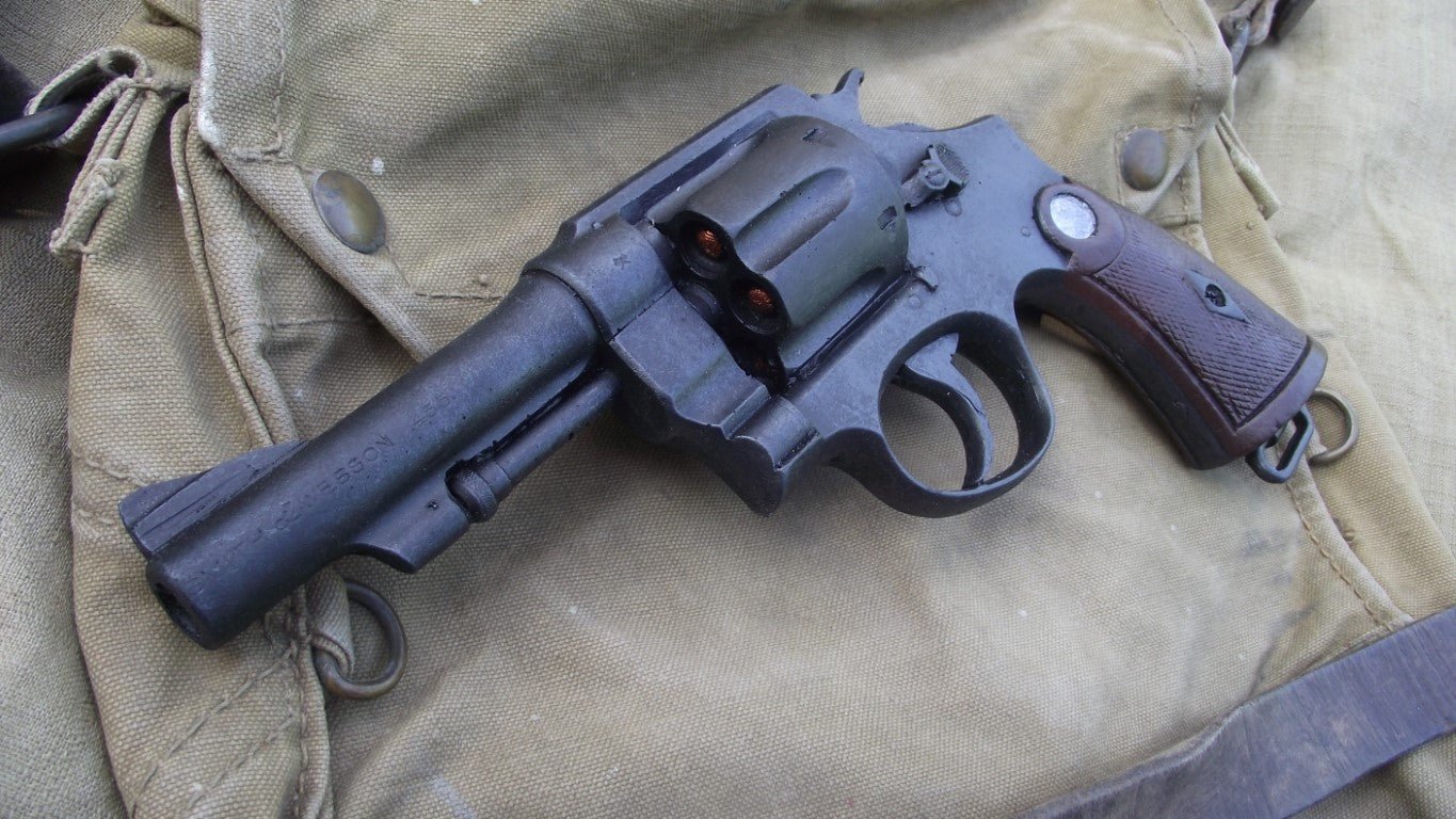 Short 4in M1917 S&W Rubber Prop