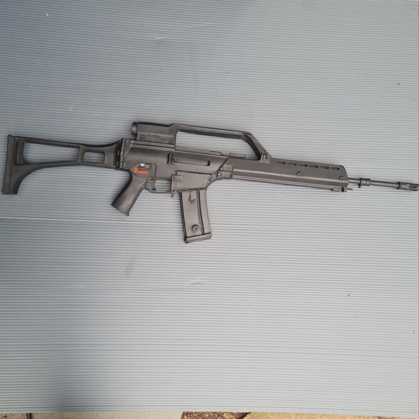 G36 rifle, rubber prop