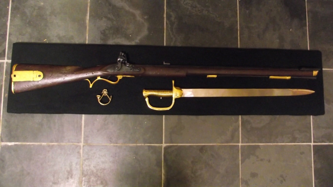 Baker rifle, display