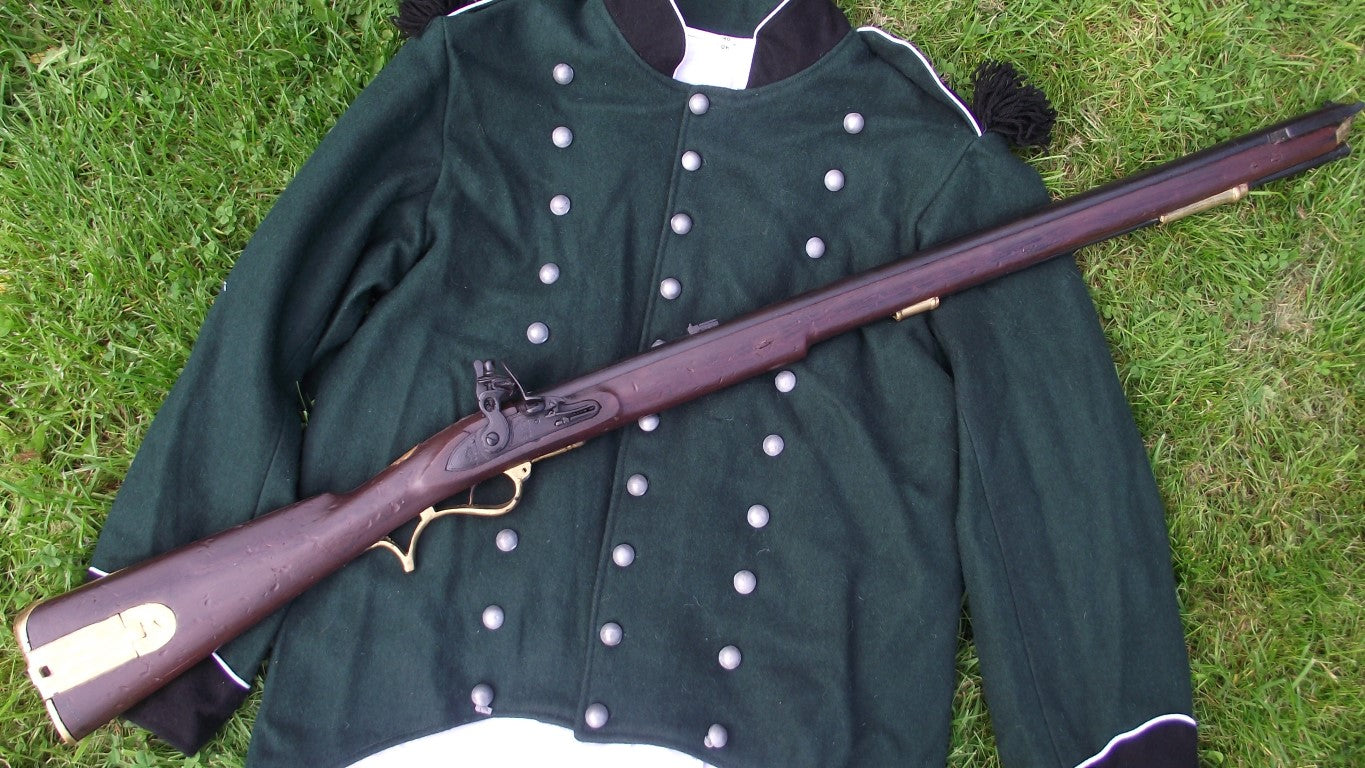 Baker rifle, rubber prop