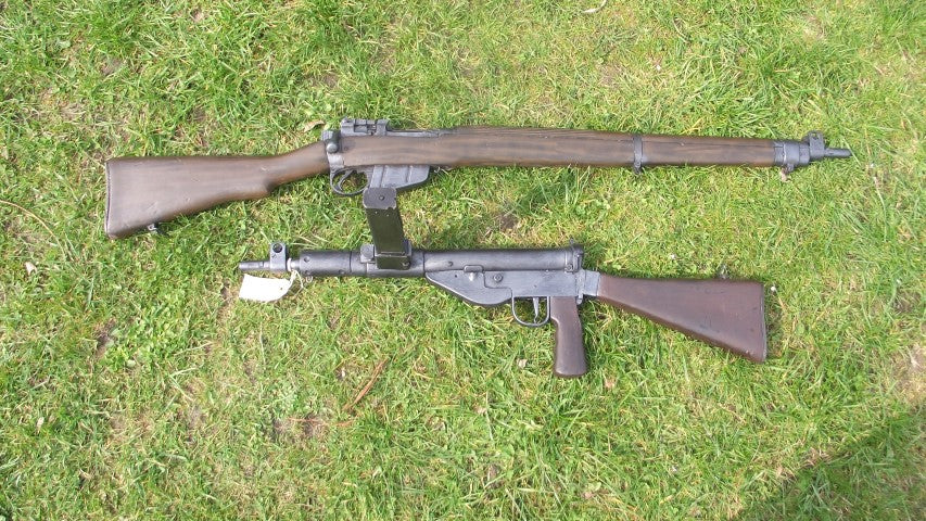 Sten Mk5, rubber prop gun