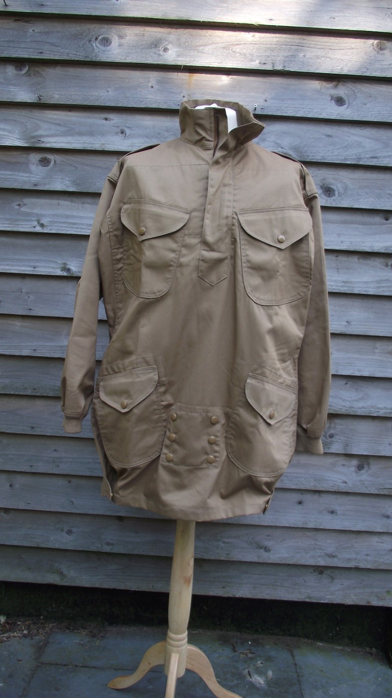 Rhodesian half zip denison smock Tan smock