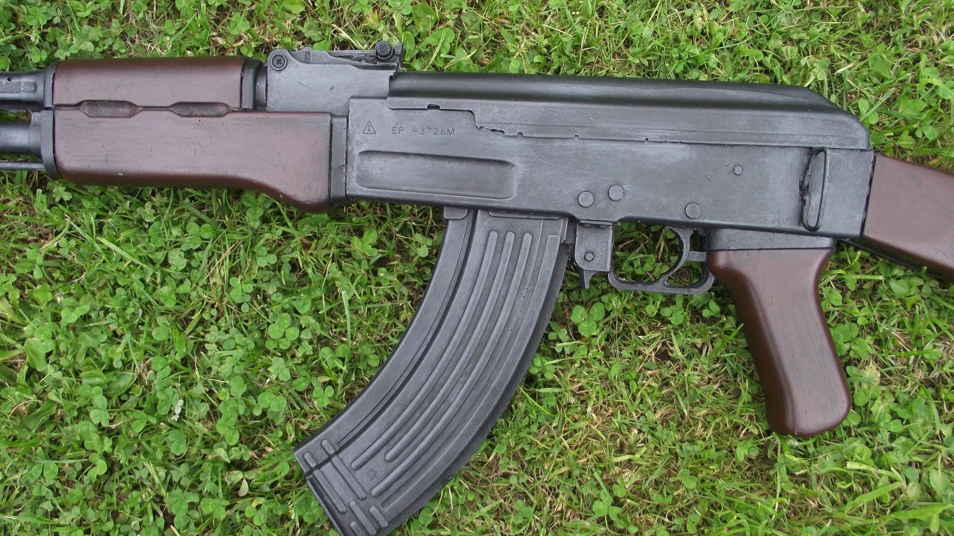 AK47 , rubber prop