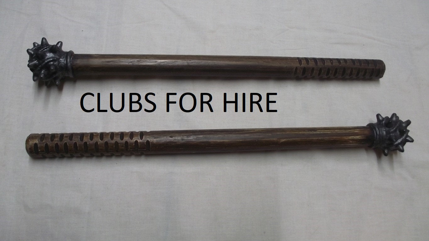 Clubs and Mace for hire