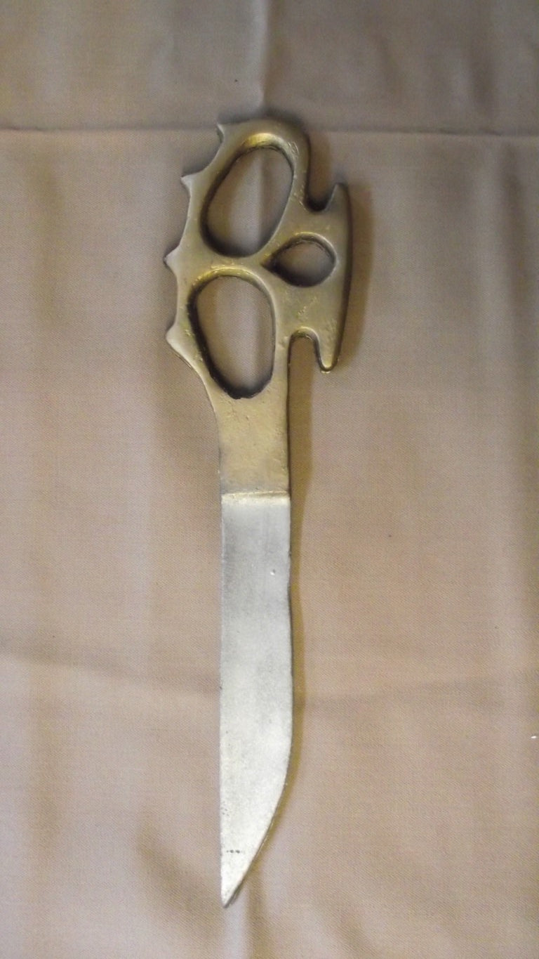 med commando knife, Rubber