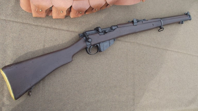 Rubber prop Gun, SMLE rifle