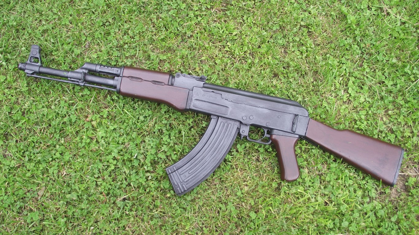 AK47 , rubber prop