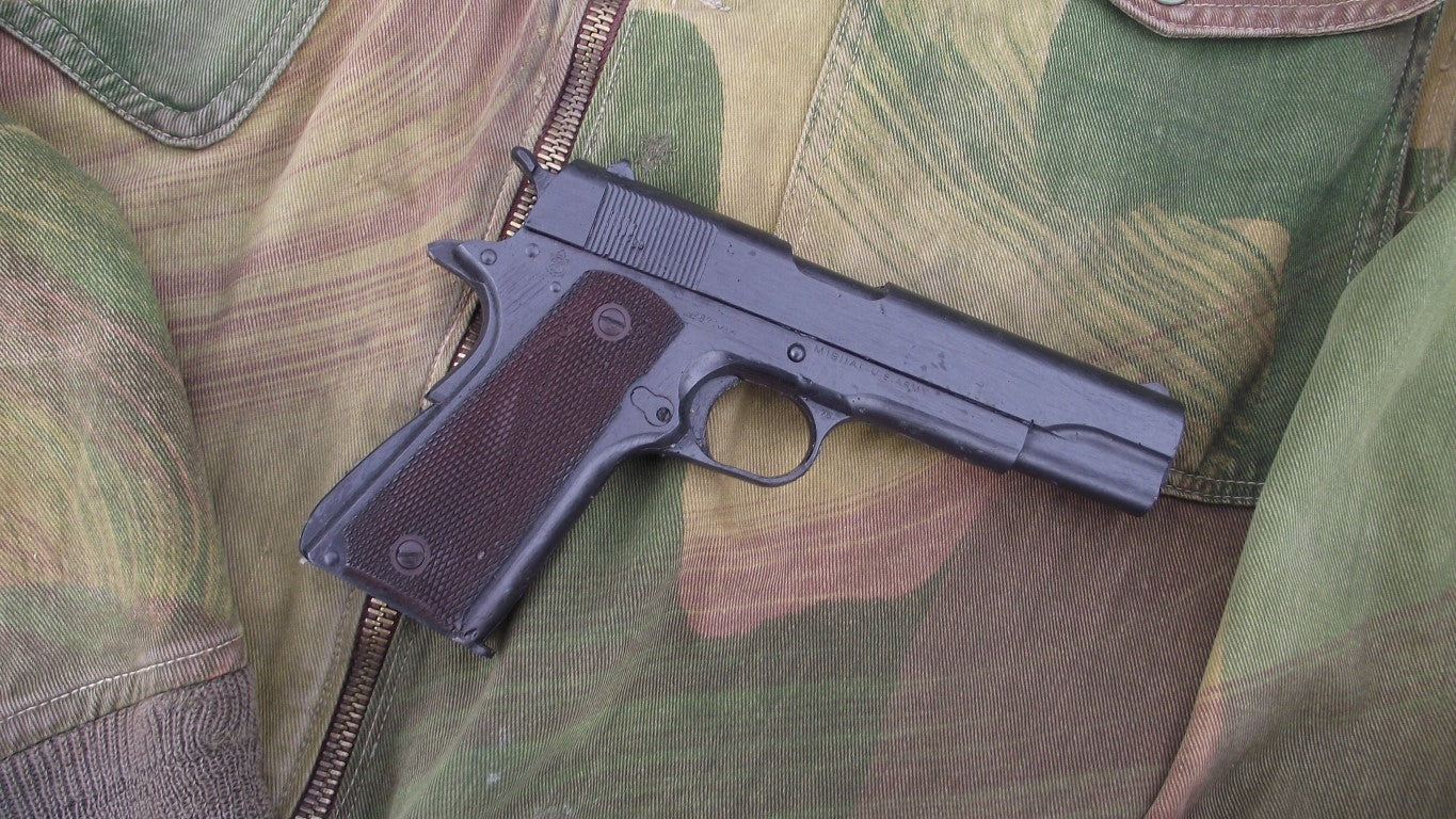 1911 Automatic pistol, rubber prop gun
